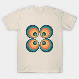 Circle Vintage Quatro Rainbow T-Shirt